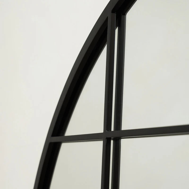 Miroir Arche Brooklyn en Métal Noir 200 cm x 120 cm