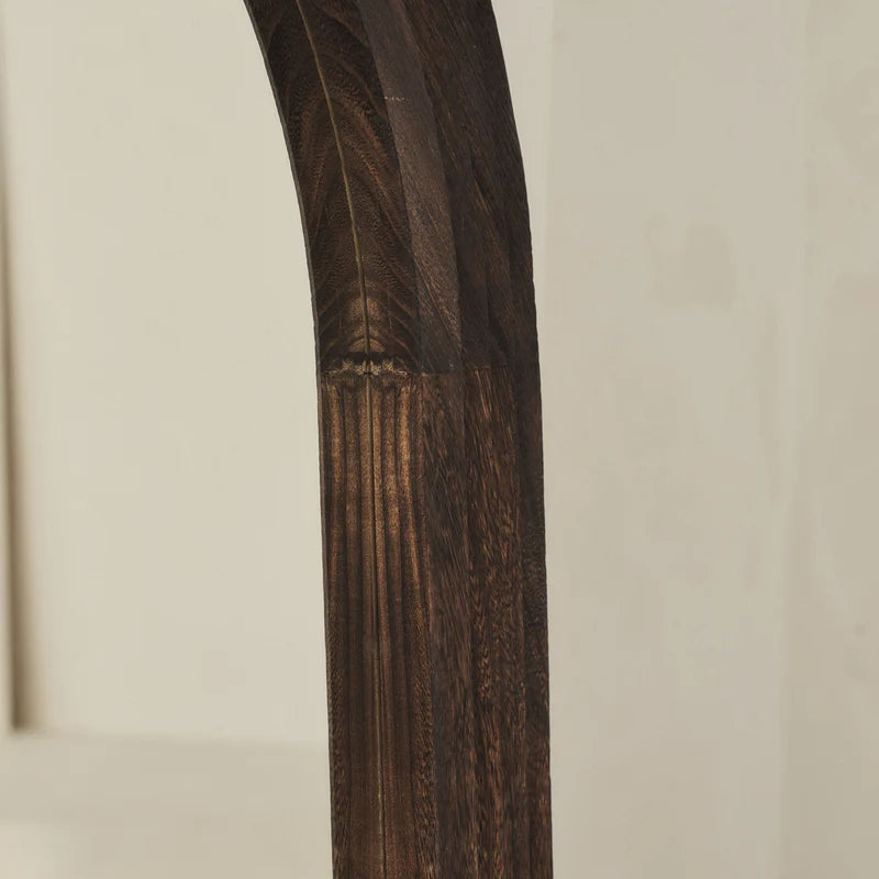 Miroir Arche Luciana en Bois Brûlé 180 x 110 cm