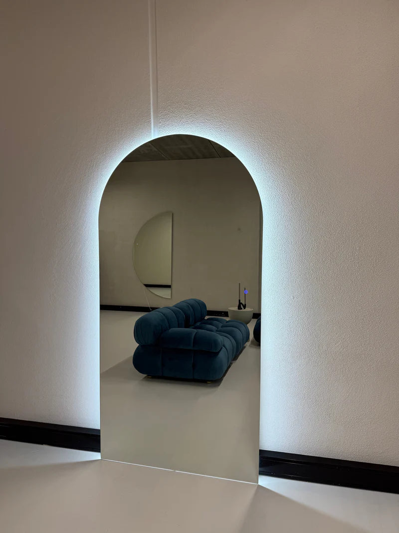 Miroir Mural Luna LED Premium 200x100 cm avec Éclairage Intégré