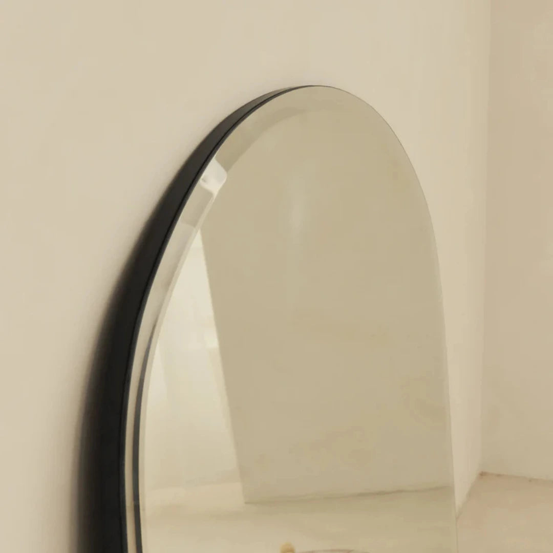 Vienna - Miroir Mural Biseauté Sans Cadre pour Cheminée 95 x 70 cm