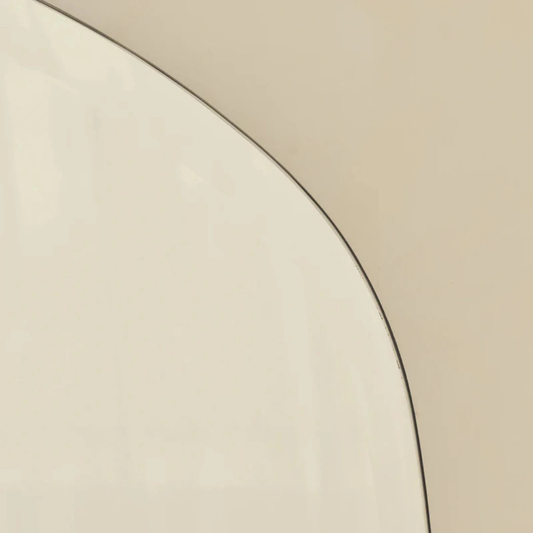 Vienna - Miroir Mural Biseauté Sans Cadre pour Cheminée 95 x 70 cm